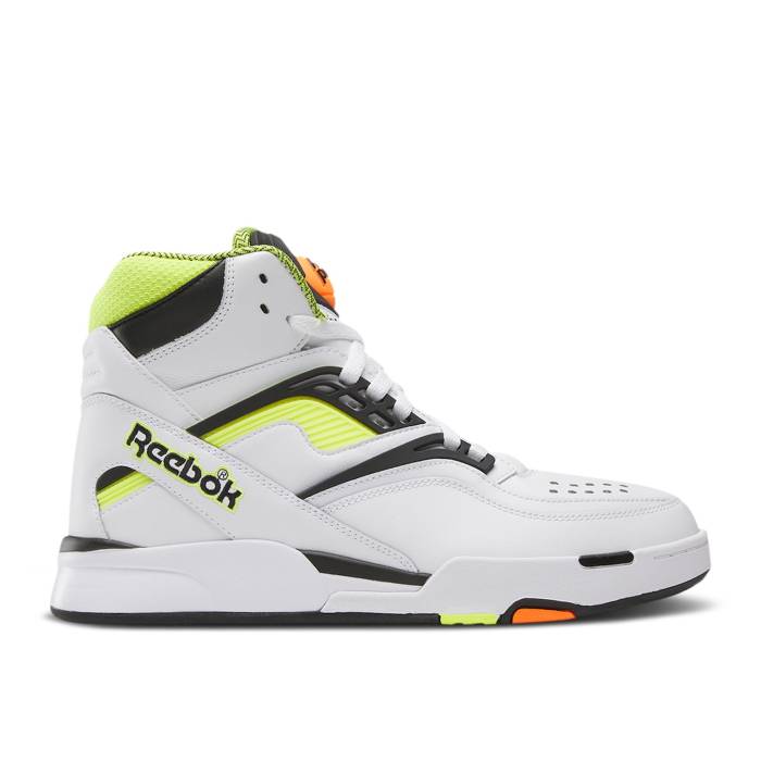 リーボック Reebok 【 Pump Tz \u0027Solar Yellow\u0027 Men White/Black/Solar Acid Yellow 】 揚水機 メンズ 白いこと 白いこと 黒いこと 黒いこと yellow 黄味がかった・黄色