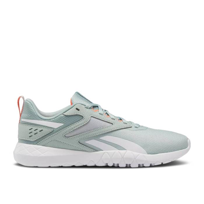 リーボック Reebok 【 Wmns Flexagon Energy 4 \u0027Seaside Grey White\u0027 Women Seaside Grey/Footwear White/Orange Flare 】 活動力 薄墨色 薄墨色 レディース 薄墨色 薄墨色 白いこと 白いこと orange 橙・オレンジ色