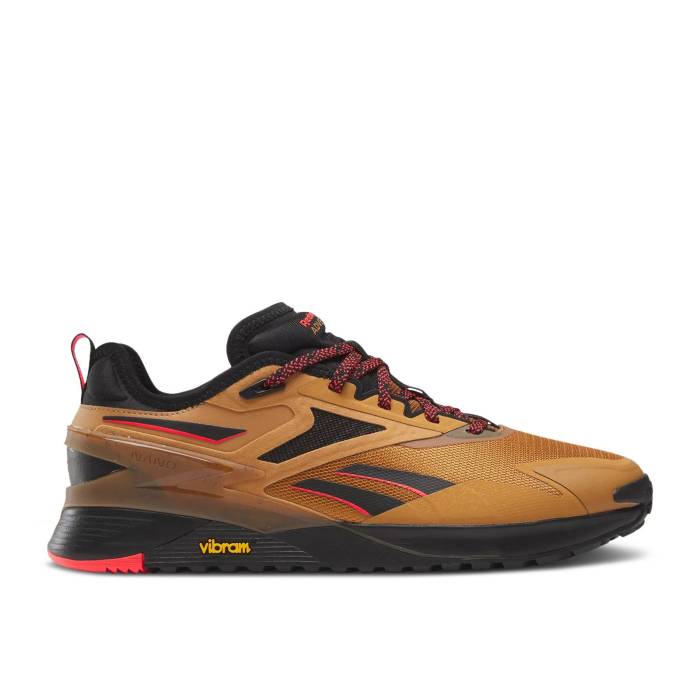 リーボック Reebok 【 Nano X3 Adventure \u0027Court Brown Black\u0027 Men Court Brown/Core Black/Neon Cherry 】 ナノ 赤銅色 赤銅色 メンズ 厚地の外套 赤銅色 赤銅色 中核グループ 黒いこと 黒いこと
