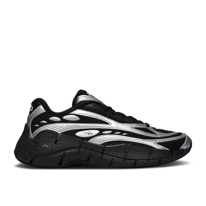 リーボック Reebok 【 Danielle Guizio X Zig Kinetica 2.5 Edge \u0027Black Silver Metallic\u0027 Men Core Black/Silver Metallic/Core Black 】 Zig ジッグ Silver しろがね色・しろがね色 メンズ 中核グループ 黒いこと 黒いこと Silver しろがね色・しろがね色