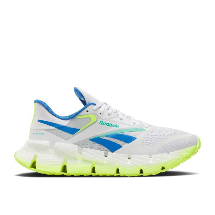 リーボック Reebok 【 Floatzig 1 \u0027White Digital Lime Blue\u0027 Men Footwear White/Digital Lime/Kinetic Blue 】 菩提樹 メンズ 白いこと 白いこと 菩提樹 青味 青み