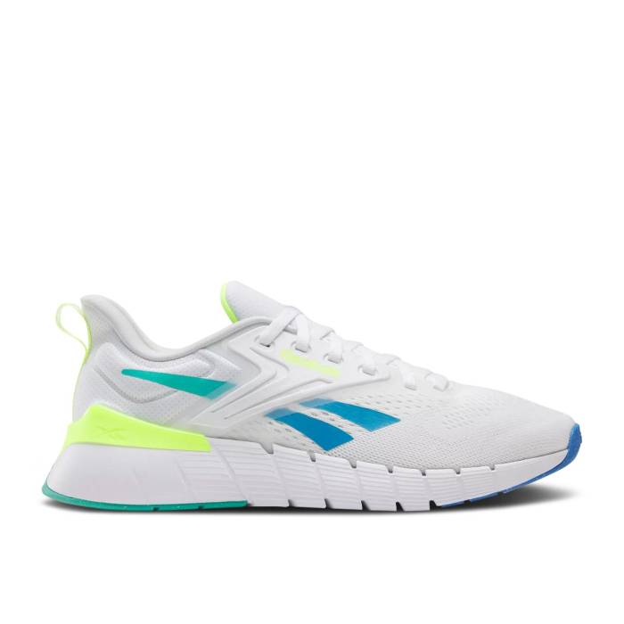 リーボック Reebok 【 Nano Gym \u0027White Unleashed Green Blue\u0027 Men White/Unleashed Green/Kinetic Blue 】 ナノ green 緑・緑であること メンズ 白いこと 白いこと green 緑・緑であること 青味 青み