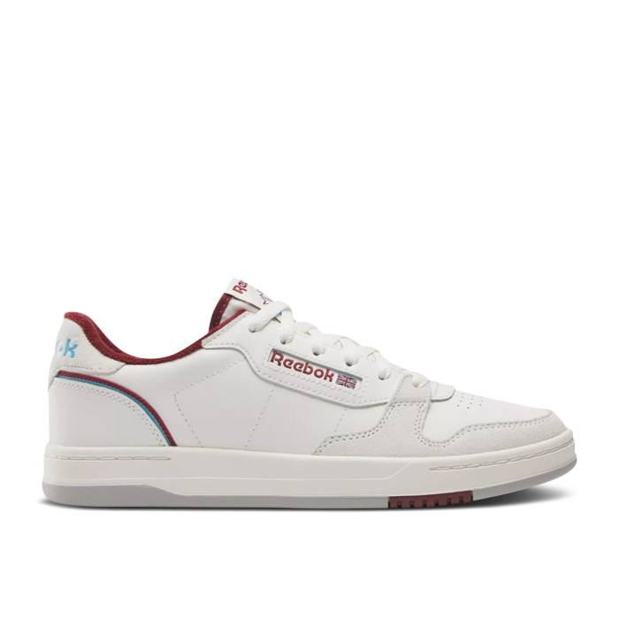 リーボック Reebok 【 Phase Court \u0027Chalk Rich Maroon\u0027 Men Chalk/Vintage Chalk/Rich Maroon 】 位相角 厚地の外套 メンズ vintage ビンテージ・ヴィンテージ マルーン