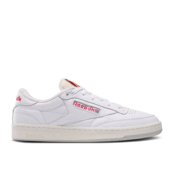 リーボック Reebok 【 Club C 85 Vintage \u0027White Vector Red\u0027 Men White/Chalk/Vector Red 】 野球クラブ vintage ビンテージ・ヴィンテージ メンズ 白いこと 白いこと Red 赤・赤いこと