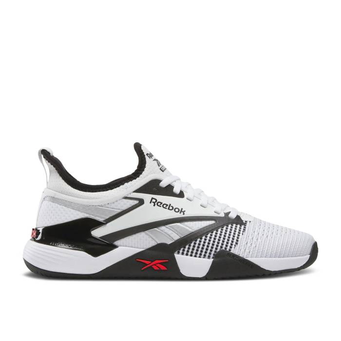 リーボック Reebok 【 Nano Court 'Black White Energy Red' Men Black/White/Energy Red 】 ナノ コート 白色 ホワイト エナジー メンズ 黒色 ブラック 白色 ホワイト エナジー Red 赤・レッド｜スニケス