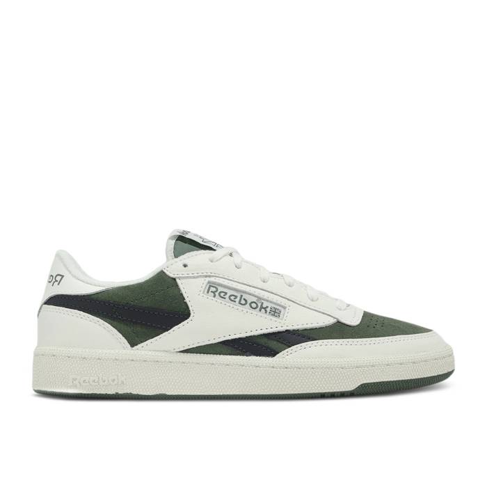リーボック Reebok 【 Club C Revenge Vintage 2 \u0027Chalk Breakaway Green\u0027 Men Chalk/Breakaway Green/Washed Black 】 野球クラブ vintage ビンテージ・ヴィンテージ メンズ green 緑・緑であること 黒いこと 黒いこと