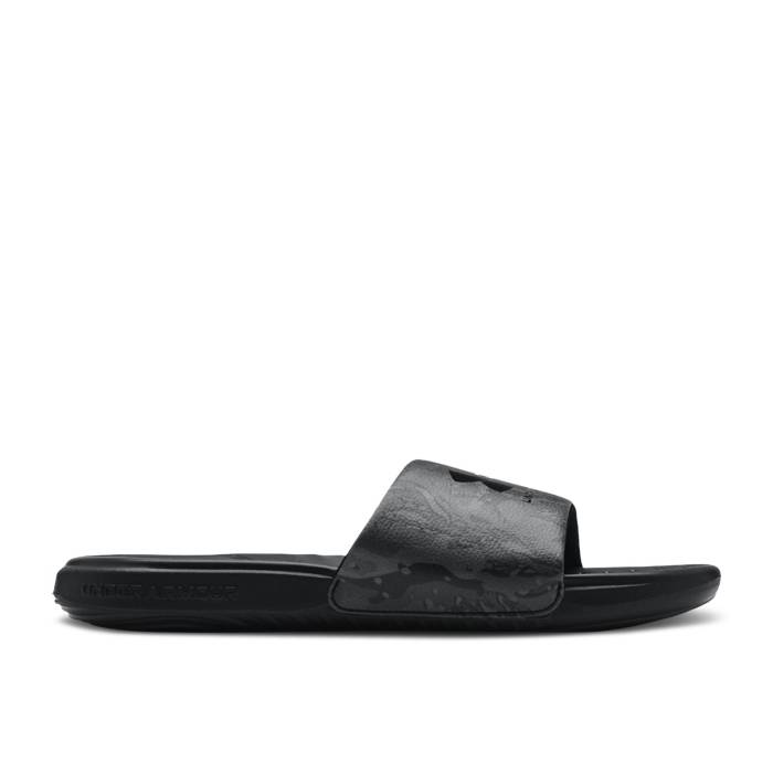 アンダーアーマー Under Armour 【 Ansa Graphic Slide \u0027Digital Camo\u0027 Men Black 】 グラフィック Slide サンダル メンズ 黒いこと 黒いこと