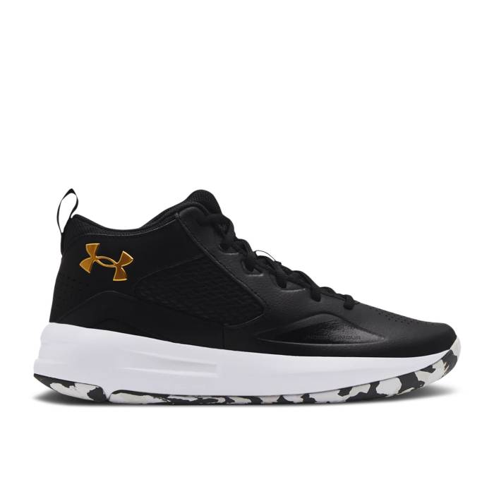 アンダーアーマー Under Armour 【 Lockdown 5 \u0027Black White\u0027 Men Black/White 】 メンズ 黒いこと 黒いこと 白いこと 白いこと スニーカー-靴