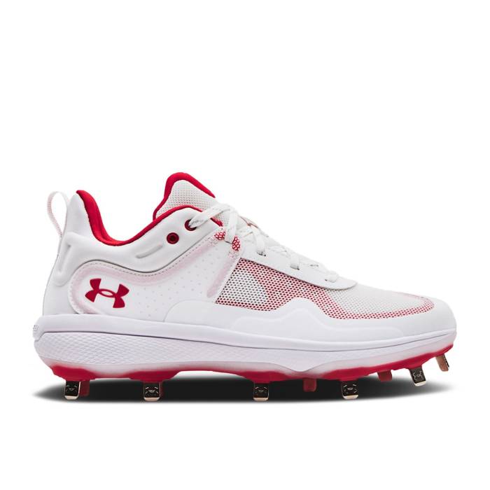 アンダーアーマー Under Armour 【 Wmns Glyde Mt \u0027White Red\u0027 Women White/Red 】 レディース 白いこと 白いこと Red 赤・赤いこと