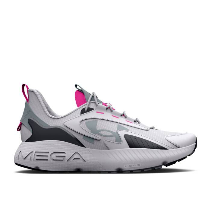 アンダーアーマー Under Armour 【 Hovr Mega 2 Mvmnt 'Grey Rebel Pink' Men White/Rebel Pink 】 メガ レベル メンズ 白色 ホワイト レベル pink ピンク