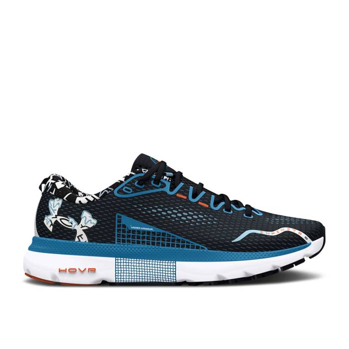 アンダーアーマー Under Armour 【 Hovr Infinite 5 'Inclement Weather' Men Black/Cosmic Blue/White 】 メンズ 黒色 ブラック 青色 ブルー 白色 ホワイト｜スニケス
