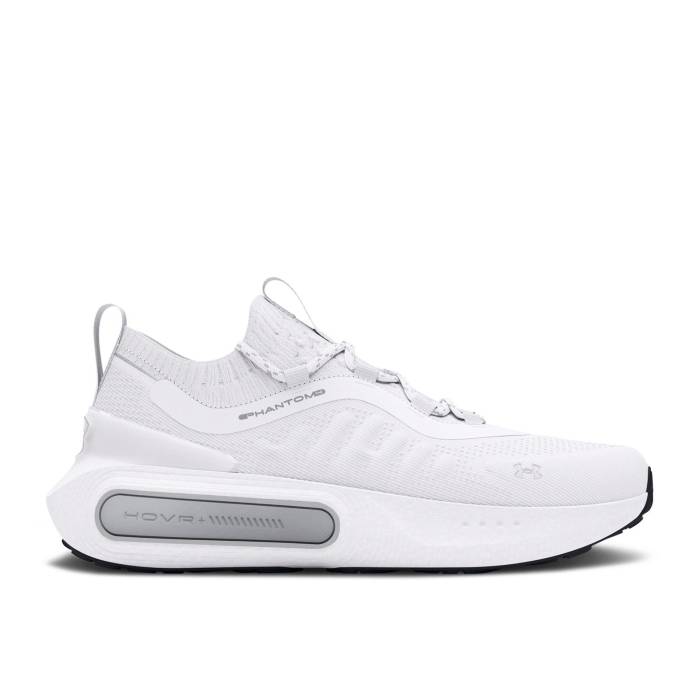 アンダーアーマー Under Armour 【 Hovr Phantom 4 \u0027White Halo Grey\u0027 Men White/Halo Grey 】 メンズ 白いこと 白いこと 薄墨色 薄墨色