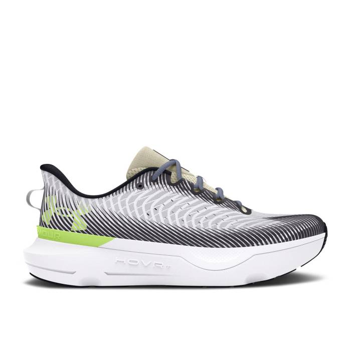 アンダーアーマー Under Armour 【 Hovr Infinite Pro \u0027White Anthracite Morph Green\u0027 Men White/Anthracite/Morph Green 】 労働者階級 メンズ 白いこと 白いこと green 緑・緑であること
