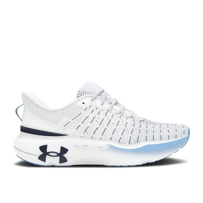 アンダーアーマー Under Armour 【 Wmns Hovr Infinite Elite \u0027White Halo Grey\u0027 Women White/Halo Grey/Midnight Navy 】 エリート レディース 白いこと 白いこと 薄墨色 薄墨色 紺色 米国海軍
