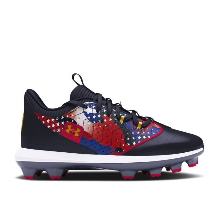 アンダーアーマー Under Armour 【 Harper 9 Tpu Jr 'Usa' Youth Midnight Navy/Metallic Gold 】 ジュニア キッズ 紺色 ネイビー ゴールド|スニケス