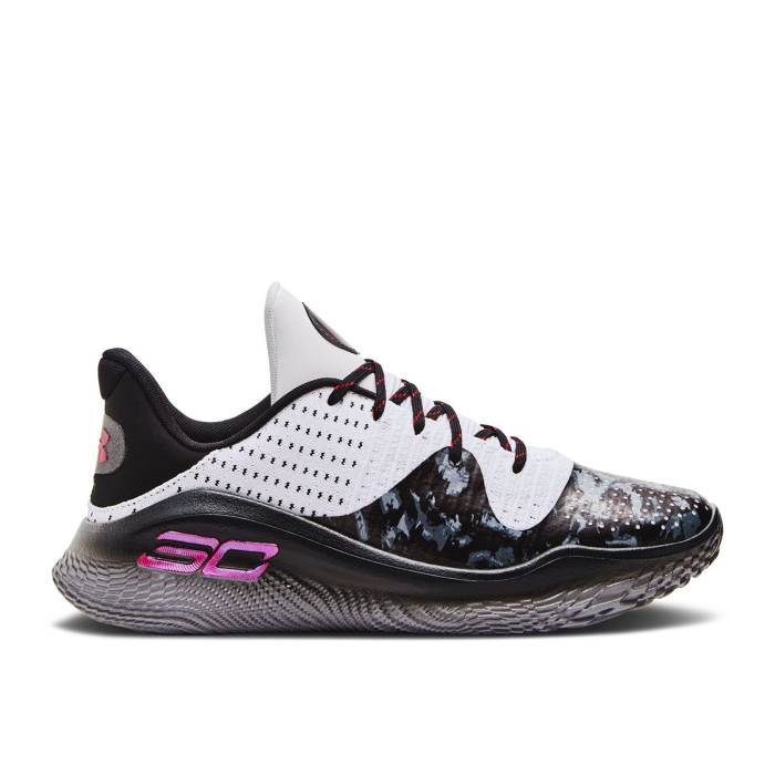 Curry Brand 【 Curry 4 Low Flotro 'Davidson' Men Black/White/Red 】 カリー メンズ 黒色 ブラック 白色 ホワイト Red 赤・レッド|スニケス