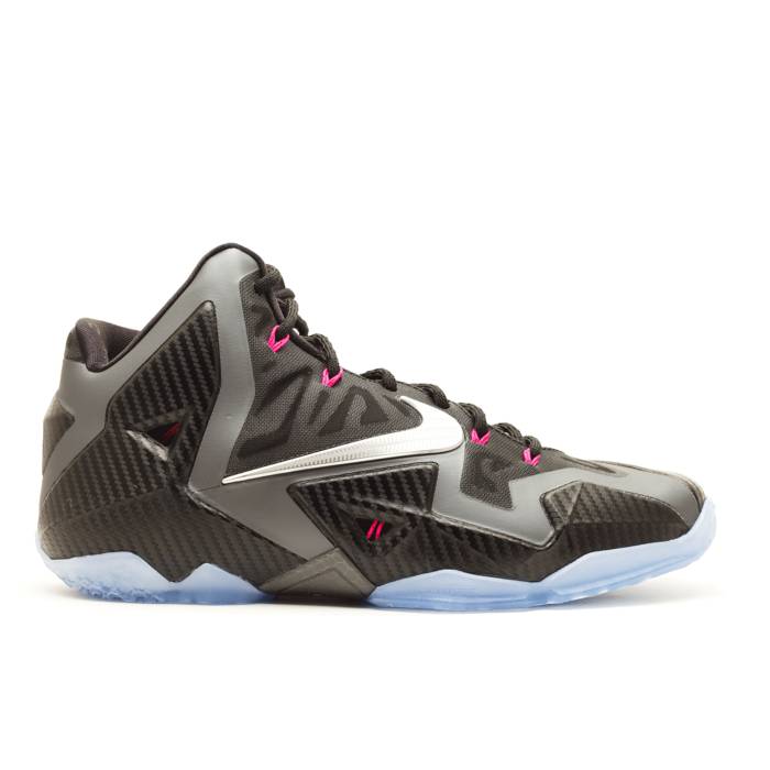 ナイキ Nike 【 Lebron 11 \u0027Miami Nights\u0027 Men Black/Metallic Silver-Pink Foil 】 Lebron レブロン メンズ 黒いこと 黒いこと