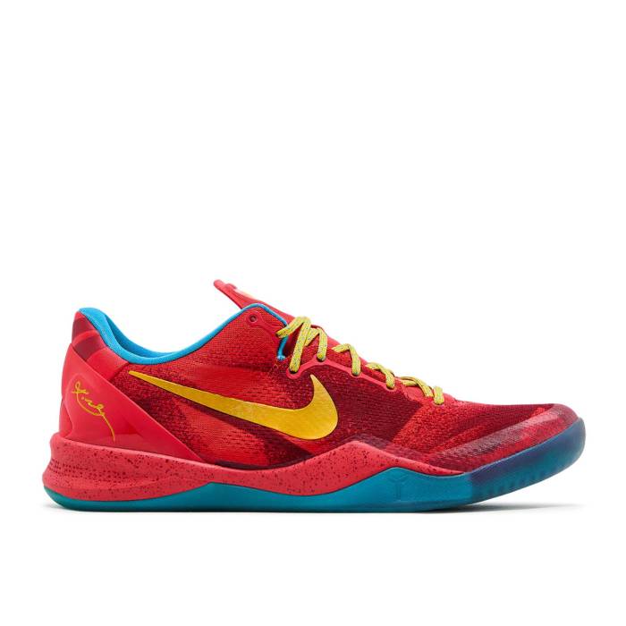 ナイキ Nike 【 Kobe 8 \u0027Year Of The Horse\u0027 2014 Men Light Crimson/Bright Citron/Vivid Blue 】 Kobe コービー メンズ クリムゾン 青み 青色