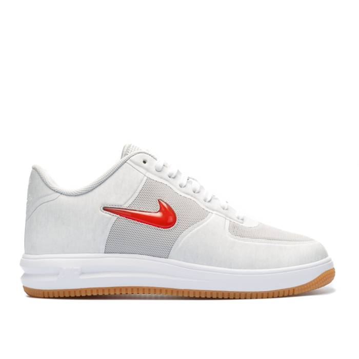 ナイキ Nike 【 Clot X Lunar Force 1 Fuse Sp \u002710Th Anniversary\u0027 Men Grey/Red/Blue 】 クロット ルーナー・ルナー メンズ 薄墨色 薄墨色 Red 赤・赤いこと 青碧 青碧