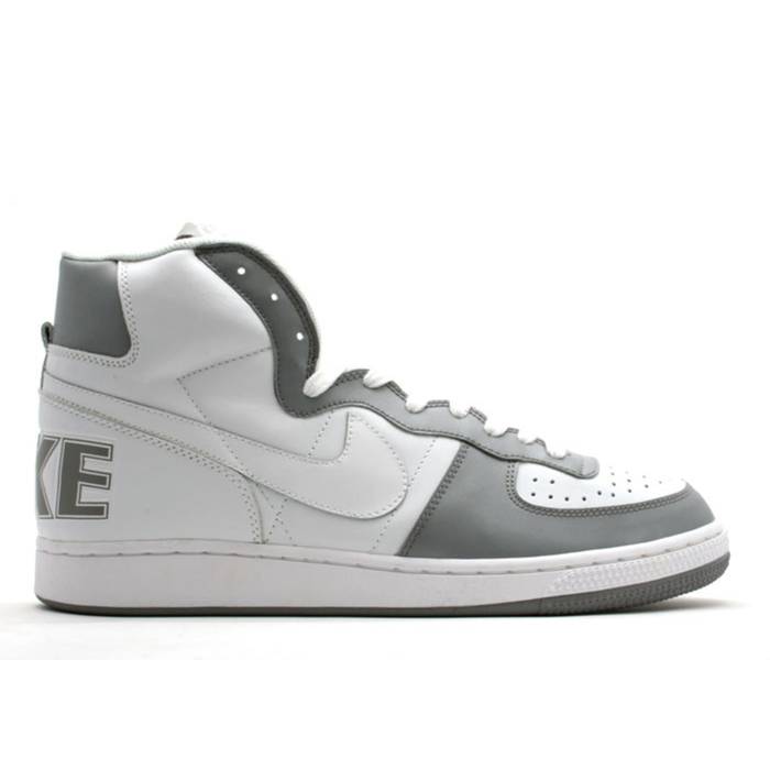 ナイキ Nike 【 Terminator High \u0027White Medium Grey\u0027 Men White/White/Medium Grey 】 ターミネーター ご機嫌 メンズ 白いこと 白いこと 薄墨色 薄墨色