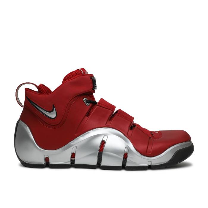 ナイキ Nike 【 Zoom Lebron 4 \u0027Ohio State University Away\u0027 Men Varsity Crimson/Metallic Silver 】 望遠レンズ Lebron レブロン State 滑るゲーム盤 メンズ クリムゾン Silver しろがね色・しろがね色