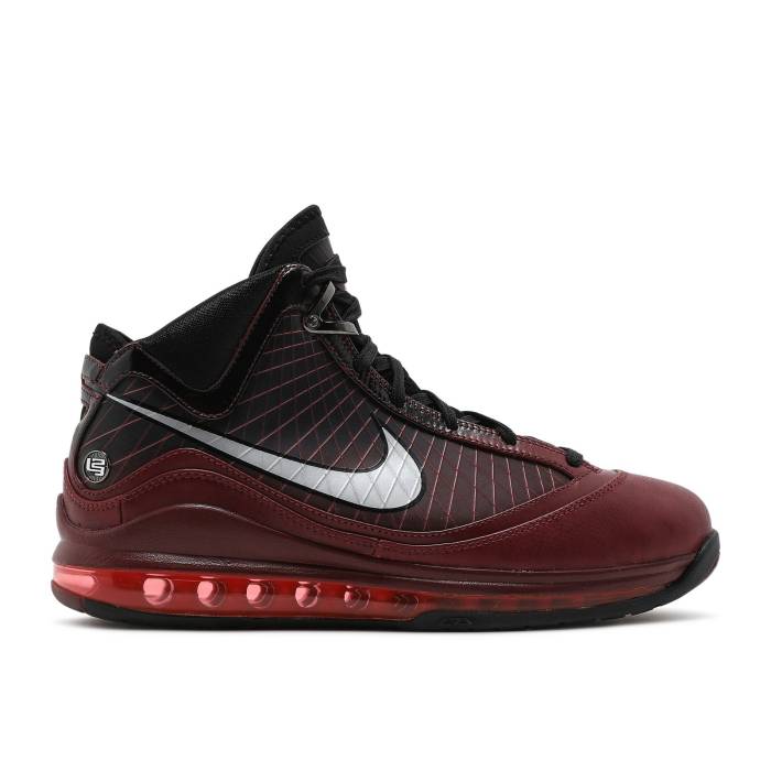 ナイキ Nike 【 Air Max Lebron 7 \u0027Xmas\u0027 Men Team Red/Mtllc Slvr-Blk-Ht Rd 】 マックス Lebron レブロン メンズ Team 野球クラブ Red 赤・赤いこと