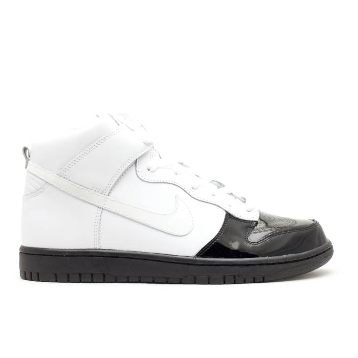 ナイキ Nike 【 Dunk High Premium \u0027Wingtip\u0027 Id Men White/White/Black 】 ダンク 御機嫌 Premium 割り増し金 メンズ 白いこと 白いこと 黒いこと 黒いこと