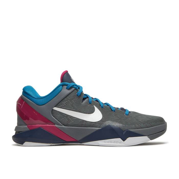 ナイキ Nike 【 Zoom Kobe 7 System Fireberry Men Cl Grey/White-Thndr Bl-Frbrry 】 ズーム Kobe コービー システム メンズ 灰色 グレー