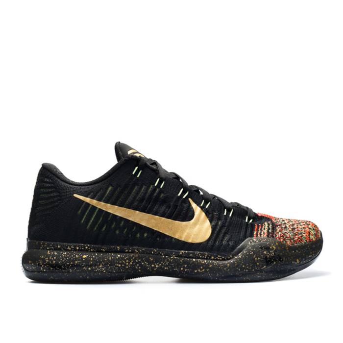 ナイキ Nike 【 Kobe 10 Elite Low \u0027Christmas\u0027 Men Black/Metallic Gold-Bright Crimson 】 Kobe コービー エリート メンズ 黒いこと 黒いこと クリムゾン