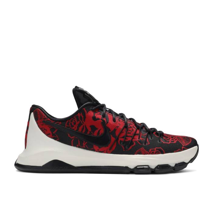 ナイキ Nike 【 Kd 8 Ext \u0027Floral\u0027 Men Black/Black-Gym Red-Summit White 】 メンズ 黒いこと 黒いこと 白いこと 白いこと