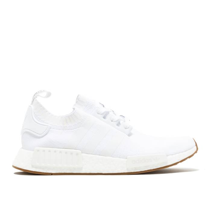 アディダス Adidas 【 Nmd_R1 Primeknit \u0027White Gum\u0027 Men White/Gum 】 メンズ 白いこと 白いこと