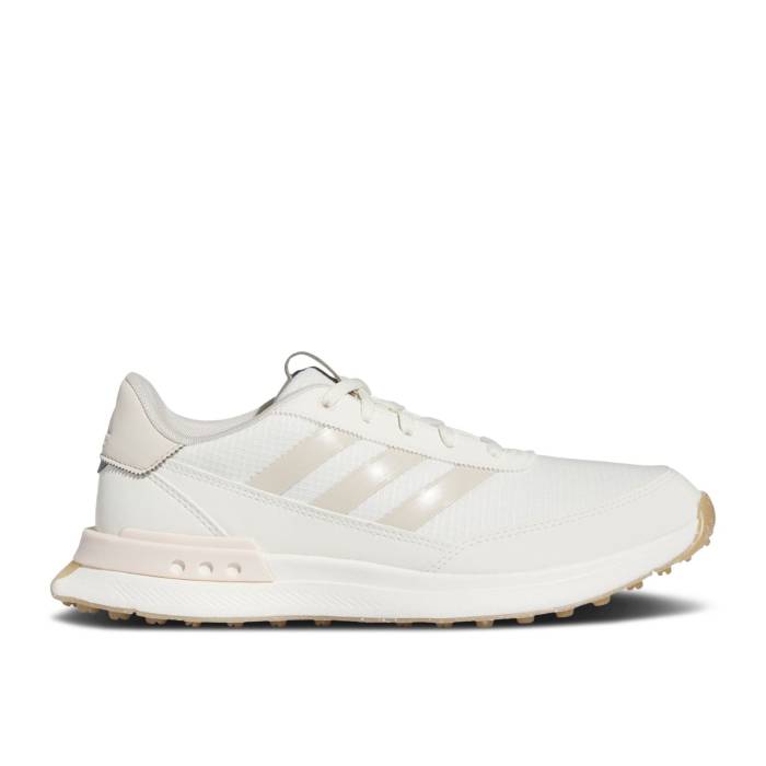 アディダス Adidas 【 Wmns S2G 24 Spikeless Golf \u0027Off White Wonder Quartz\u0027 Women Off White/Wonder Quartz/Alumina 】 golf ゴルフ 白いこと 白いこと レディース 白いこと 白いこと