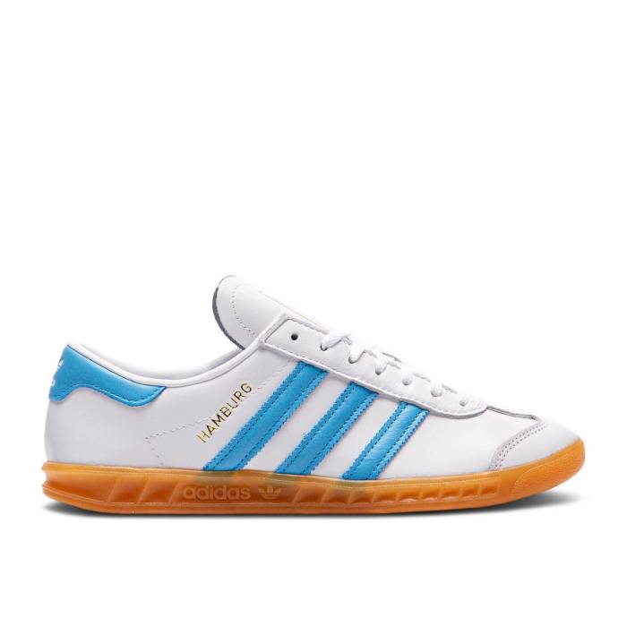 アディダス Adidas 【 Wmns Hamburg \u0027White Sky Rush\u0027 Women Cloud White/Sky Rush/Gum 】 天の原 レディース 白いこと 白いこと 天の原 rush 混雑時