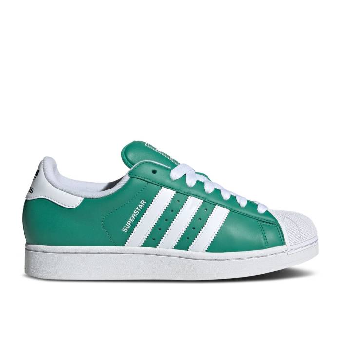 アディダス Adidas 【 Superstar 2 'Semi Court Green White' Men Semi Court Green/Cloud White/Core Black 】 Superstar スーパースター コート green 緑・グリーン メンズ コート green 緑・グリーン 白色 ホワイト コア 黒｜スニケス