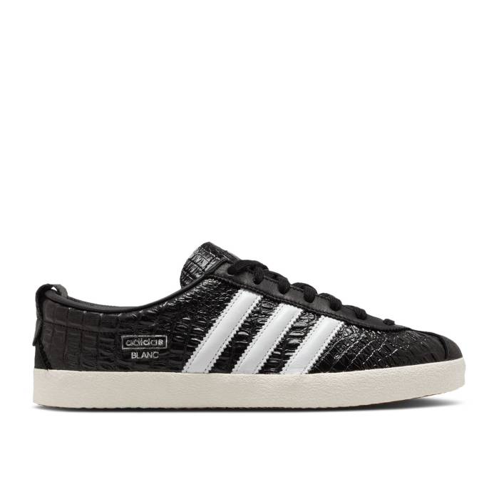 アディダス Adidas 【 Wmns Blanc \u0027Black Croc\u0027 Women Core Black/Footwear White/Off White 】 空白文字 レディース 中核グループ 黒いこと 黒いこと 白いこと 白いこと