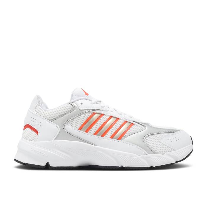 アディダス Adidas 【 Crazychaos 2000 \u0027White Metallic Silver Orange\u0027 Men Cloud White/Matte Silver/Bright Red 】 Silver しろがね色・しろがね色 メンズ 白いこと 白いこと Silver しろがね色・しろがね色 Red 赤・赤いこと