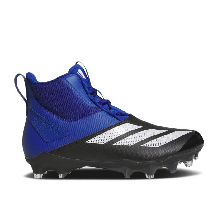 アディダス Adidas 【 Adizero Chaos 'Linemen Pack - Royal Blue White Black' Men Royal Blue/Cloud White/Core Black 】 アディゼロ 青色 ブルー 白色 ホワイト メンズ 青色 ブルー 白色 ホワイト コア 黒色 ブラック