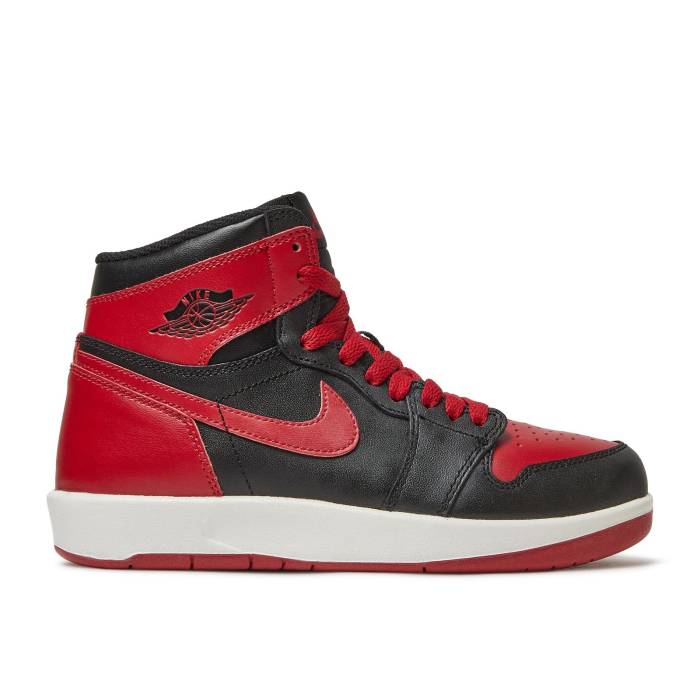 ナイキ エアジョーダン Air Jordan 【 Jordan 1.5 High Bg \u0027The Return\u0027 Youth Black/Black-Gym Red 】 ご機嫌 お坊っちゃん キッズ 黒いこと 黒いこと Red 赤・赤いこと