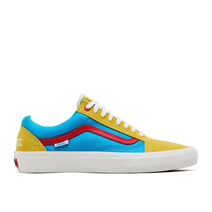ヴァンズ Vans 【 Old Skool Pro \u0027Golf Wang\u0027 Men Yellow/Blue/Red 】 労働者階級 メンズ yellow 黄味がかった・黄色 青み 青色 Red 赤・赤いこと