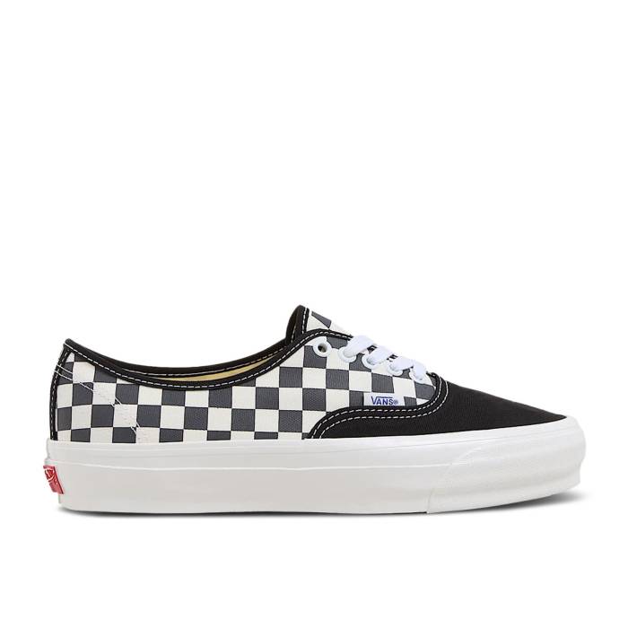 ヴァンズ Vans 【 Authentic 44 Lx \u0027Checkerboard - Asphalt Grey\u0027 Men Asphalt Grey 】 オーセンティック メンズ 薄墨色 薄墨色