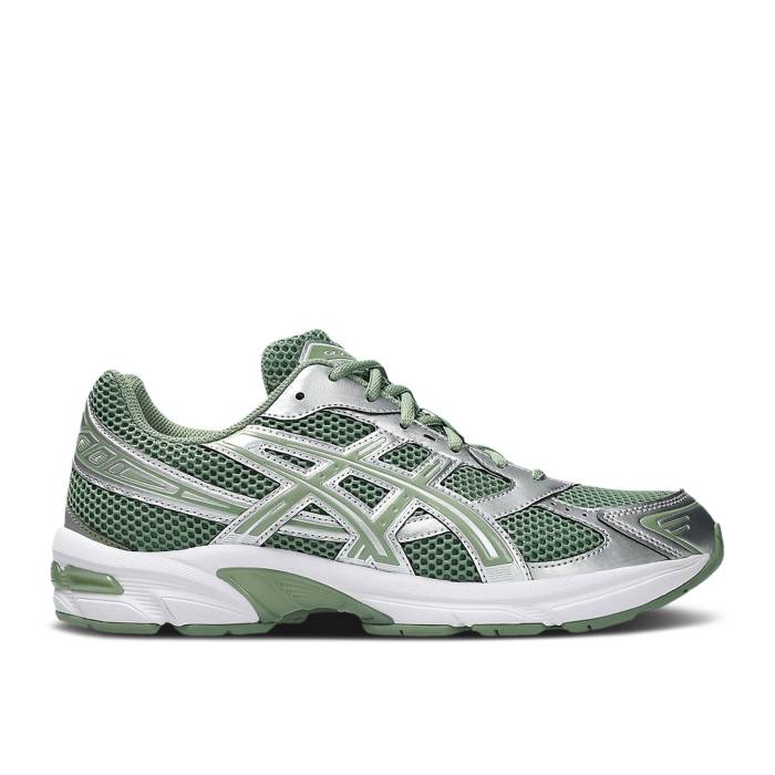 アシックス Asics 【 Gel 1130 \u0027Swamp Green Silver\u0027 Men Swamp Green/Pure Silver 】 green 緑・緑であること メンズ green 緑・緑であること 純一無雑 Silver しろがね色・しろがね色