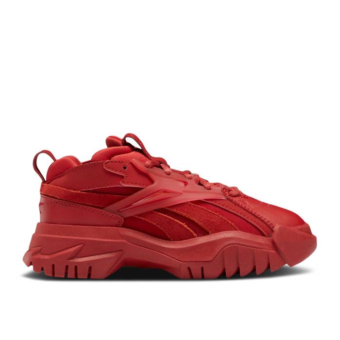 リーボック Reebok 【 Cardi B X Club C V2 Little Kid 'Mars Red' Youth Mars Red/Mars Red/Mars Red 】 クラブ キッズ ベビー マタニティ キッズファッション 靴 その他 ジュニア キッズ Red 赤・レッド画像