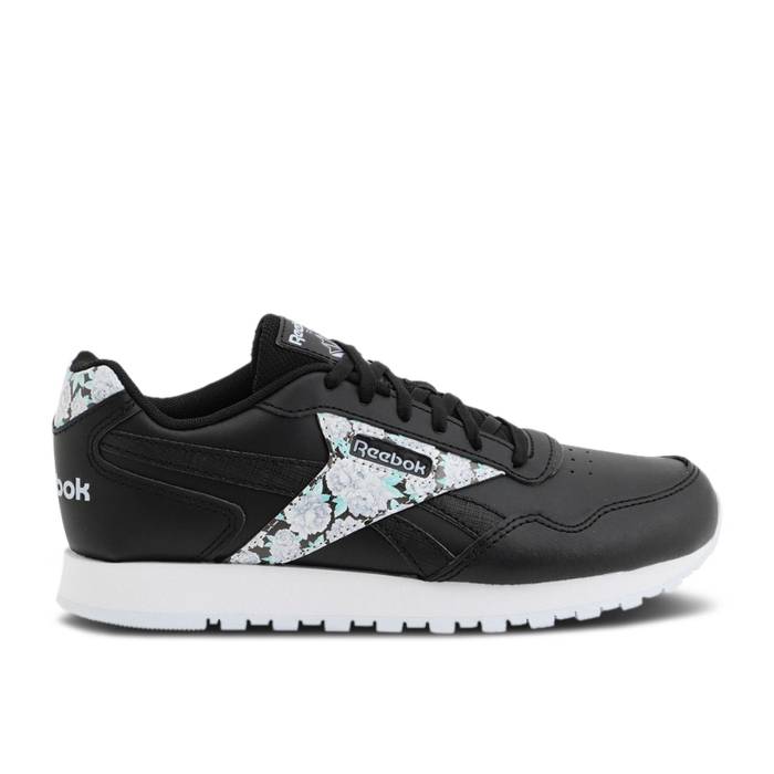 リーボック Reebok 【 Wmns Classic Harman Run 'Black Floral' Women Core Black/Footwear White/Lucid Lilac 】 クラシック ラン レディース コア 黒色 ブラック 白色 ホワイト