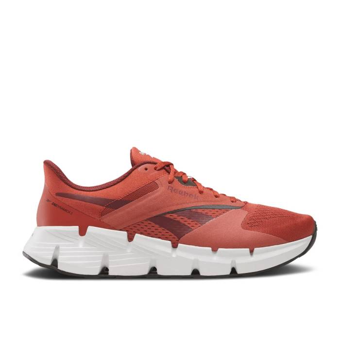 リーボック Reebok 【 Zig Dynamica 5 \u0027Brick Red\u0027 Men Brick Red/Chalk/Dark Matter 】 Zig ジッグ メンズ Red 赤・赤いこと