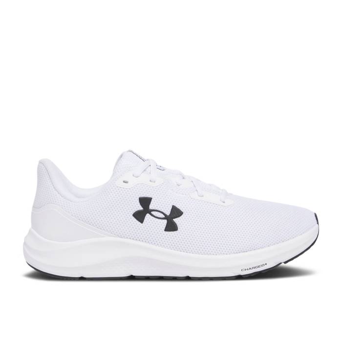 アンダーアーマー Under Armour 【 Charged Pursuit 4 \u0027White Black\u0027 Men White/Black 】 メンズ 白いこと 白いこと 黒いこと 黒いこと メンズ靴-スニーカー-靴