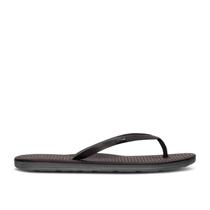 ナイキ Nike 【 Wmns Solarsoft Thong 2 'Black' Women Black/Cool Grey/Black 】 レディース 黒色 ブラック クール 灰色 グレー