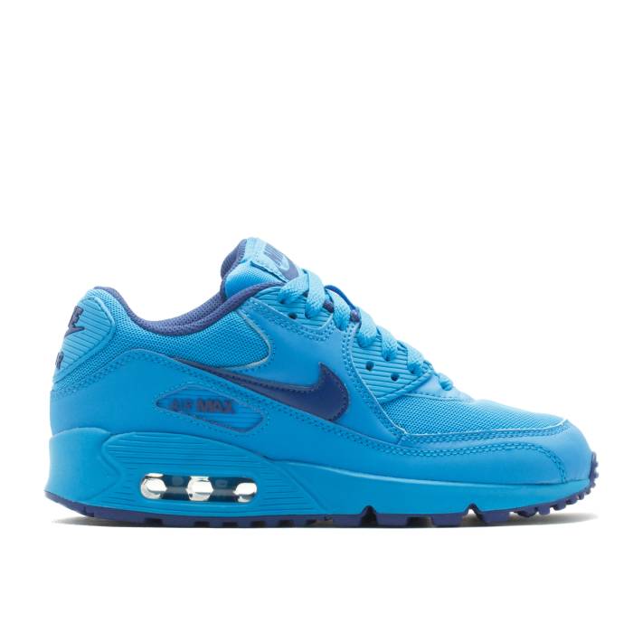 ナイキ Nike 【 Air Max 90 ガウス Youth Photo Blue/Deep Royal Blue 】 マックス お坊っちゃん キッズ 青碧 青碧 ディープ