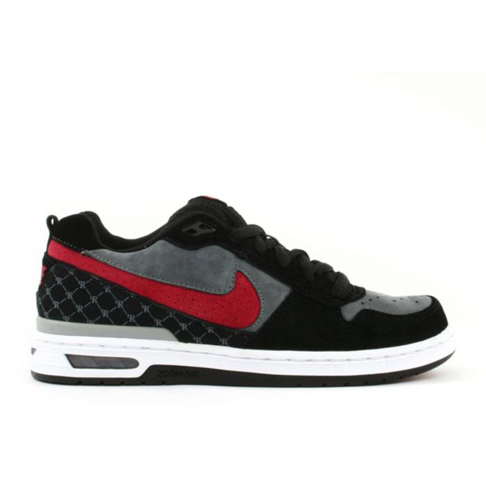 ナイキ Nike 【 Paul Rodriguez Zoom Air Low Men Medium Grey/Varsity Red-Black 】 極点 望遠レンズ メンズ 薄墨色 薄墨色