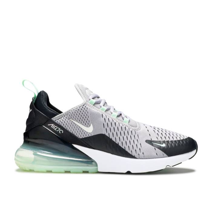 ナイキ Nike 【 Air Max 270 \u0027Fresh Mint\u0027 Men Atmosphere Grey/White-Fresh Mint-Black 】 マックス メンズ 薄墨色 薄墨色