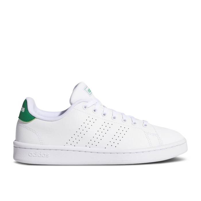 アディダス Adidas 【 Wmns Advantage 'White Green' Women Cloud White/Cloud White/Green 】 レディース 白色 ホワイト green 緑・グリーン